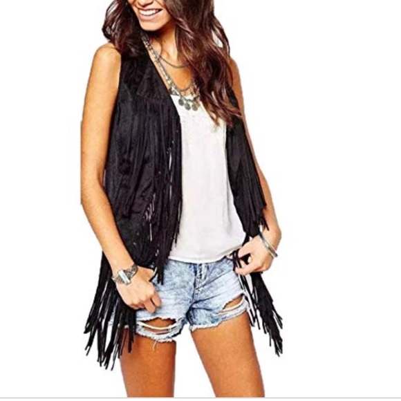 liberty Wear Tops - Boho Fringed Vest